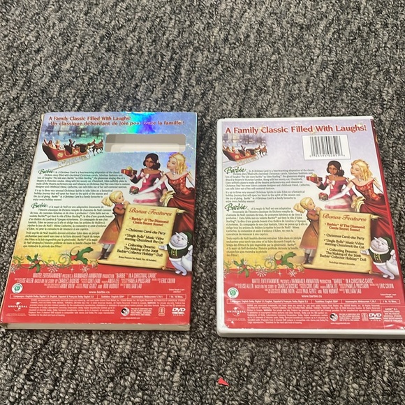 Barbie a christmas carol dvd with iridescent slip cover - Picture 2 of 3